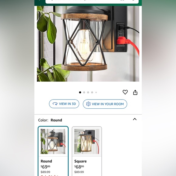 NWB “Dusk to dawn motion sensor outdoor porch light” - Picture 4 of 4